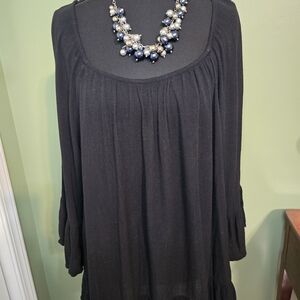 Style & Co. Elegant Black Tunic Top